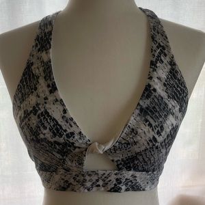Snake Print Sports Bra